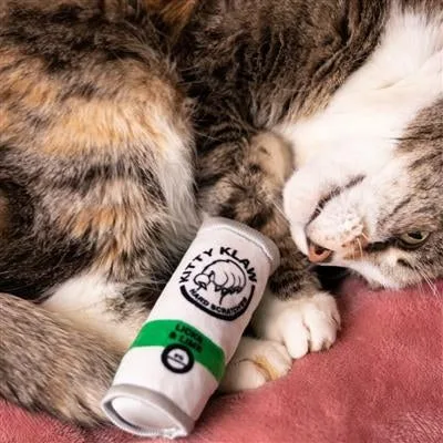 Kitty Klaw Licks & Lime Plush Cat Toy - Image 2