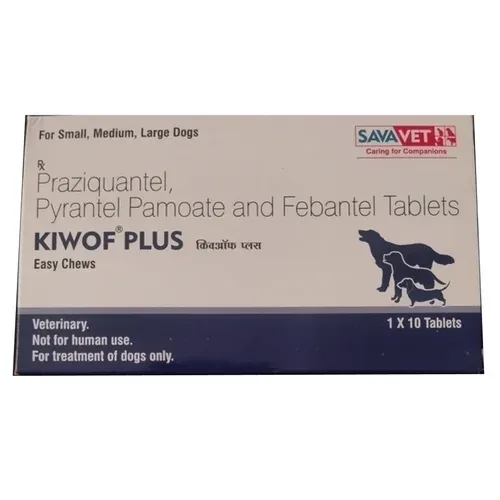 Kiwof Plus Dog Deworm Tablet (10 tablets) and Bravecto Dog Tick & Flea Control Tablet (20-40 kg) Combo - Image 2