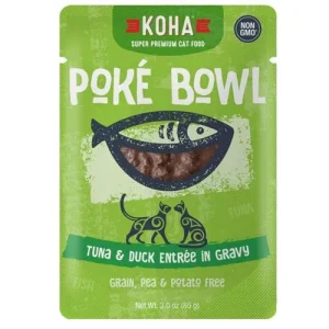 Koha Cat Grain-Free Pok Tuna and Duck, 3 oz each, Case of 24