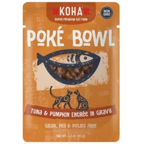 Koha Cat Grain-Free Pok Tuna and Pumpkin, 3 oz each, Case of 24