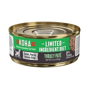 Koha Cat Limited Ingredient Pt Grain-Free Turkey, 5.5 oz each, Case of 24