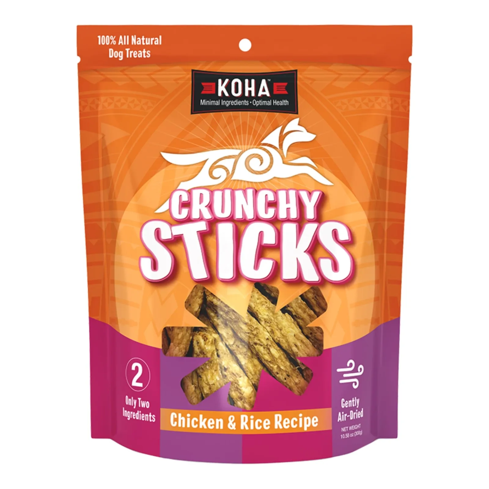Koha Dog Crunchy Sticks Beef, 10.58 oz
