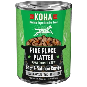 Koha Dog Grain-Free Pike Place Stew, 12.7 oz each, Case of 12