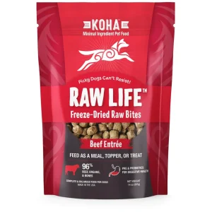 Koha Dog Grain-Free Raw Freeze-Dried Bites Beef 14 oz