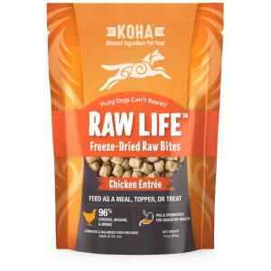 Koha Dog Grain-Free Raw Freeze-Dried Bites Chicken 14 oz