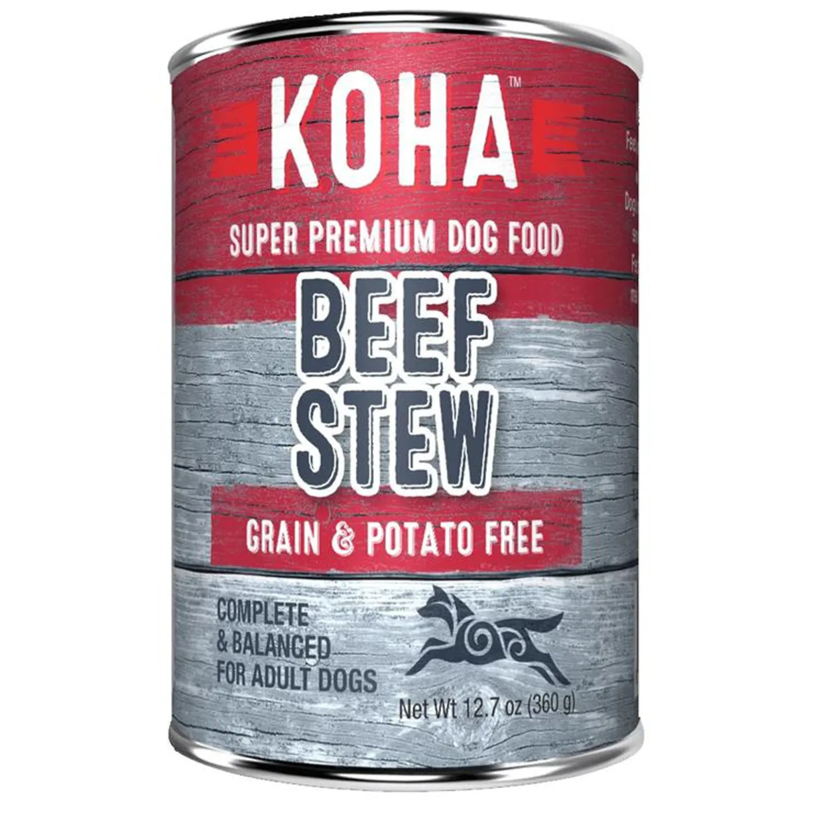 Koha Dog Grain-Free Stew Beef, 12.7 oz each, Case of 12