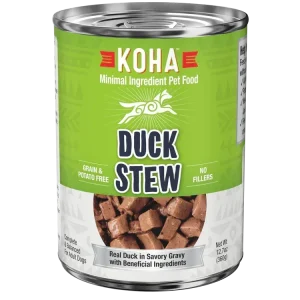 Koha Dog Grain-Free Stew Duck, 12.7 oz each, Case of 12