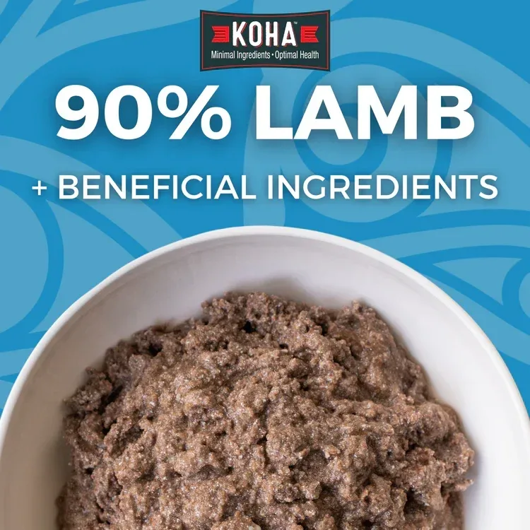 Koha Dog Limited Ingredient Grain-Free 90% Lamb, 13 oz each, Case of 12 - Image 2
