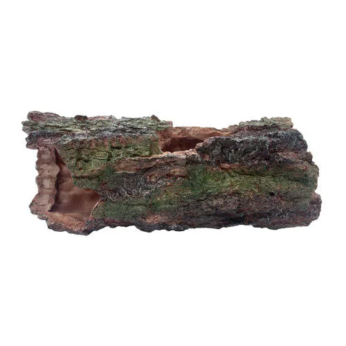 Komodo Forest Log Reptile Hideaway Brown/Green SM - Image 2