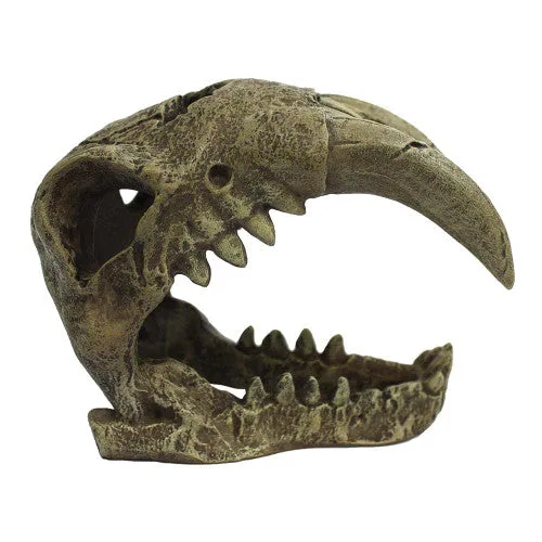 Komodo Larger Saber Tooth Reptile Hideout Gray LG - Image 2