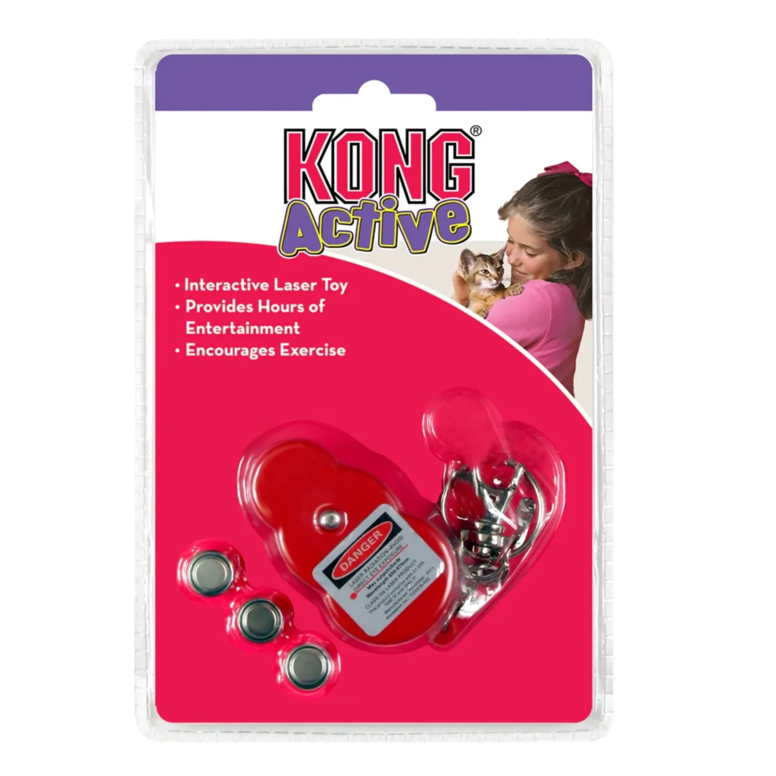 KONG Active Laser 2 Cat Toy Red - Image 2