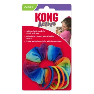 KONG Active Scrunchie Catnip Cat Toy Multi-Color