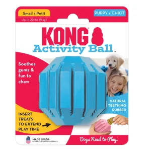 KONG Activity Ball Puppy Dog Toy Assorted Small