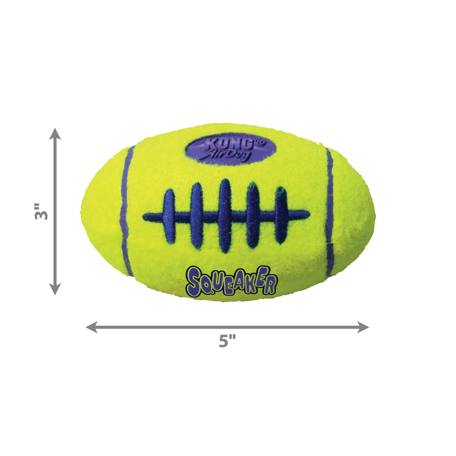 KONG Air Dog Squeaker Football Dog Toy Medium - Image 2