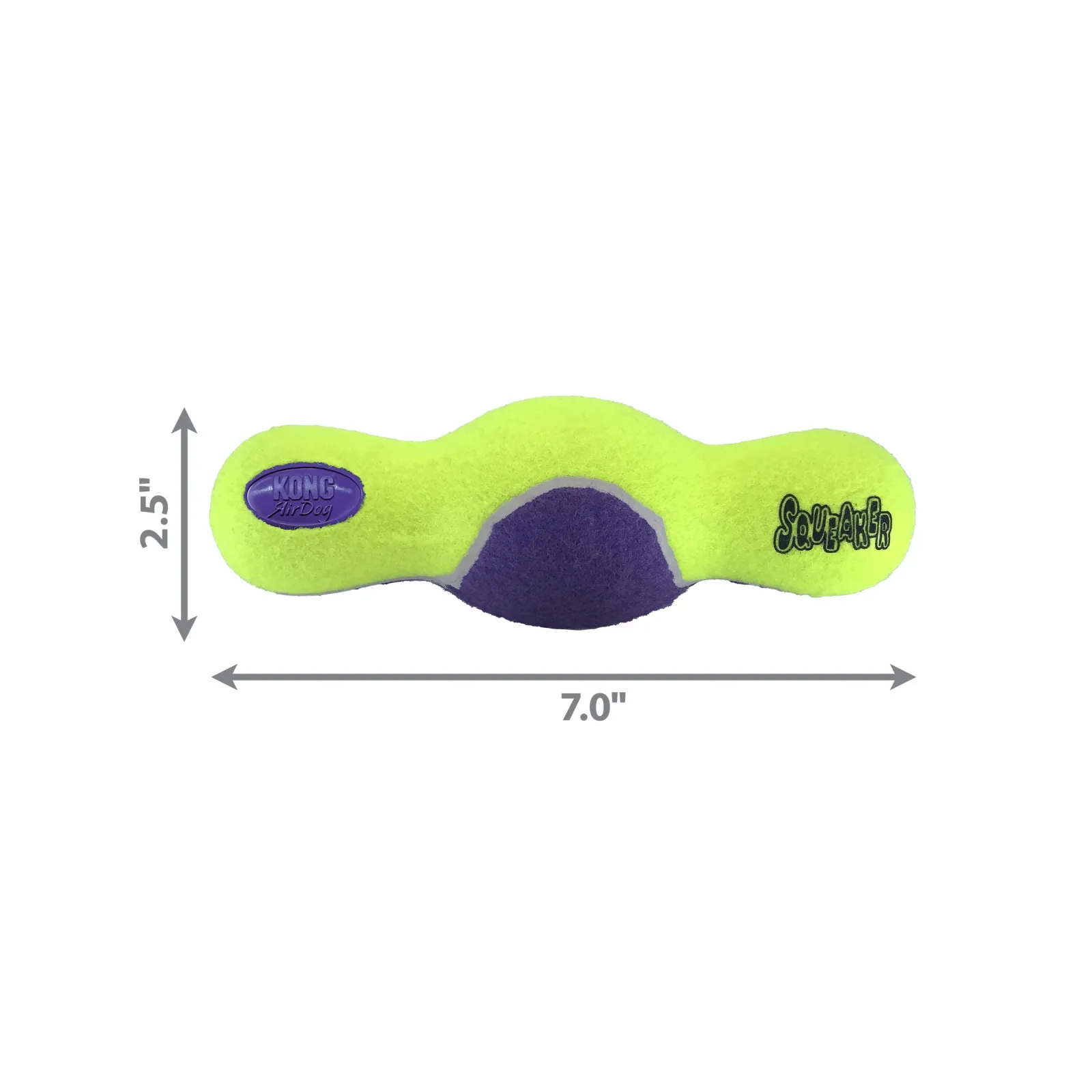 KONG AirDog Squeaker Roller Dog Toy - Medium - Image 2