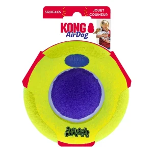 KONG AirDog Squeaker Saucer Dog Toy - Medium/Large
