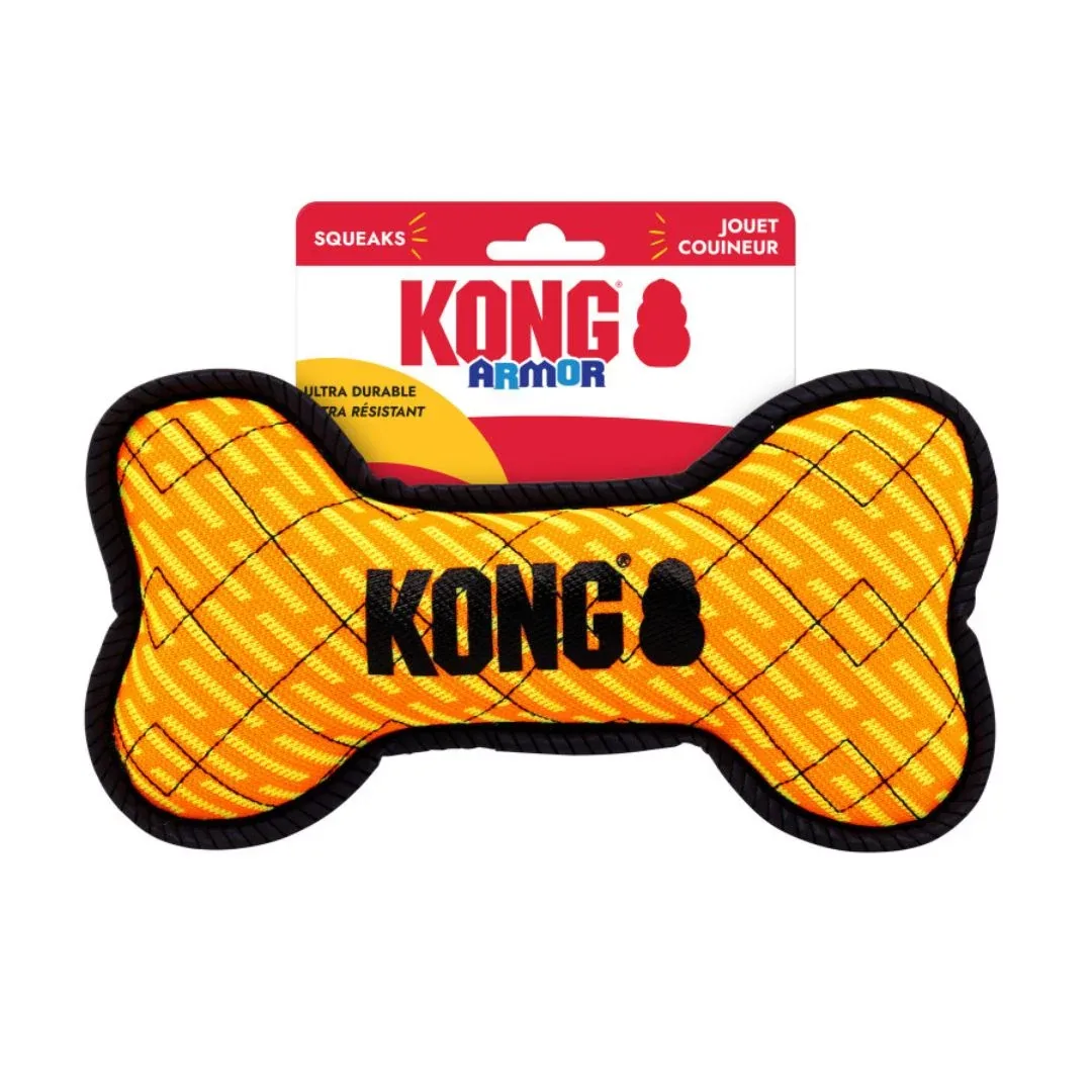 KONG Armor Bone Dog Toy Assorted Medium
