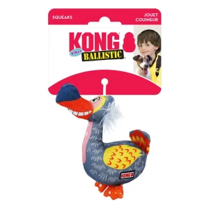 KONG Ballistic Vibez Bird Plush Dog Toy - X-Small