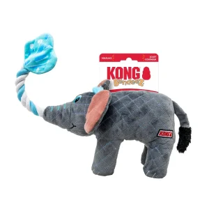 KONG Bendeez Elephant Gray/Blue Large