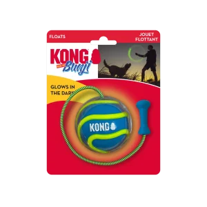 KONG Bunji High-Viz Ball Dog Toy Assorted Color Medium