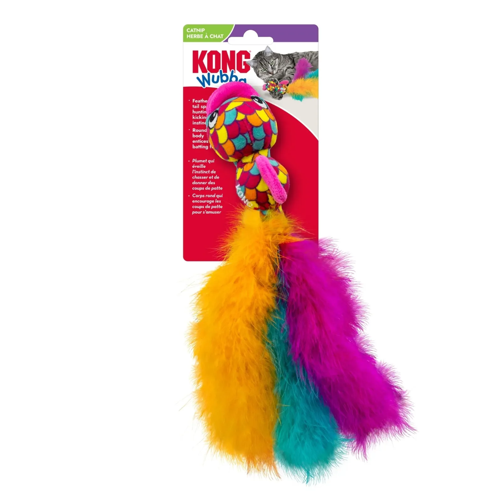 KONG Cat Wubba Fish Assorted