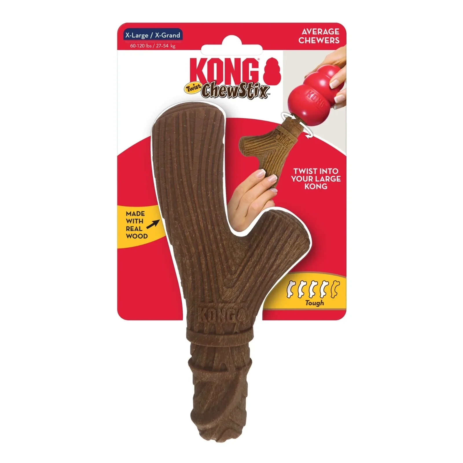 KONG ChewStix Twist Dog Chew, X-Large