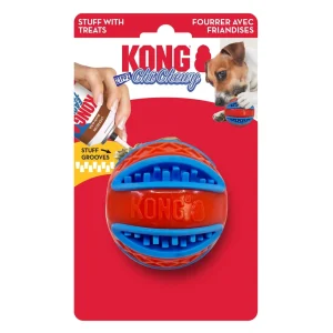 KONG ChiChewy Zippz Dog Toy Ball, Medium