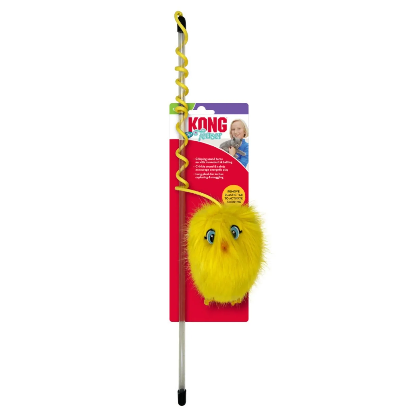 KONG Chirpz Chick Treaser Cat Toy