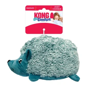 KONG Comfort HedgeHug Plush Dog Toy - Squeaky & Crinkle, Medium