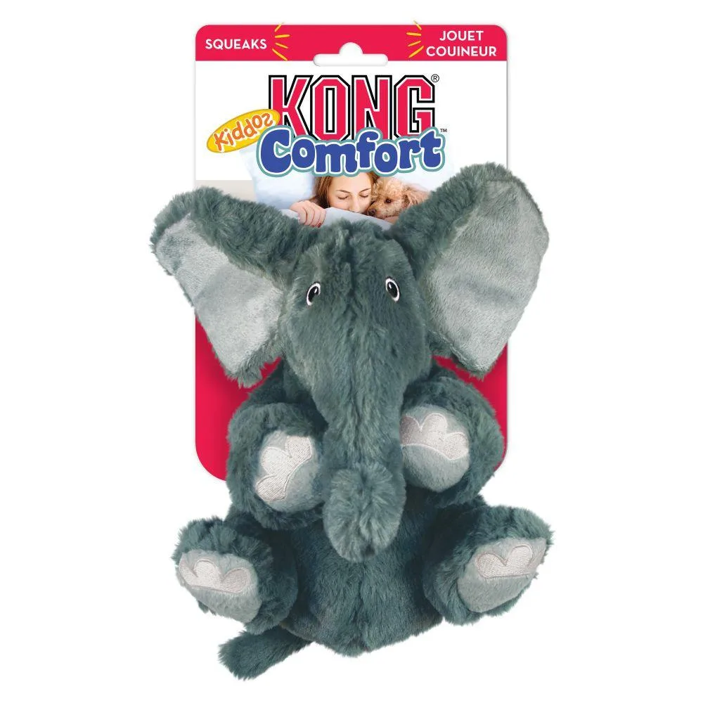 KONG Comfort Kiddos Elephant Plush Dog Toy - Image 2