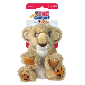KONG Comfort Kiddos Lion Plush Dog Toy Tan X-Small