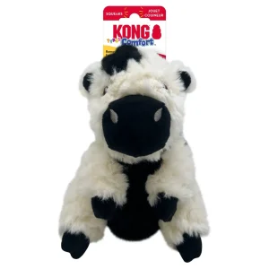 KONG Comfort Tykes Cow Plush Dog Toy Small