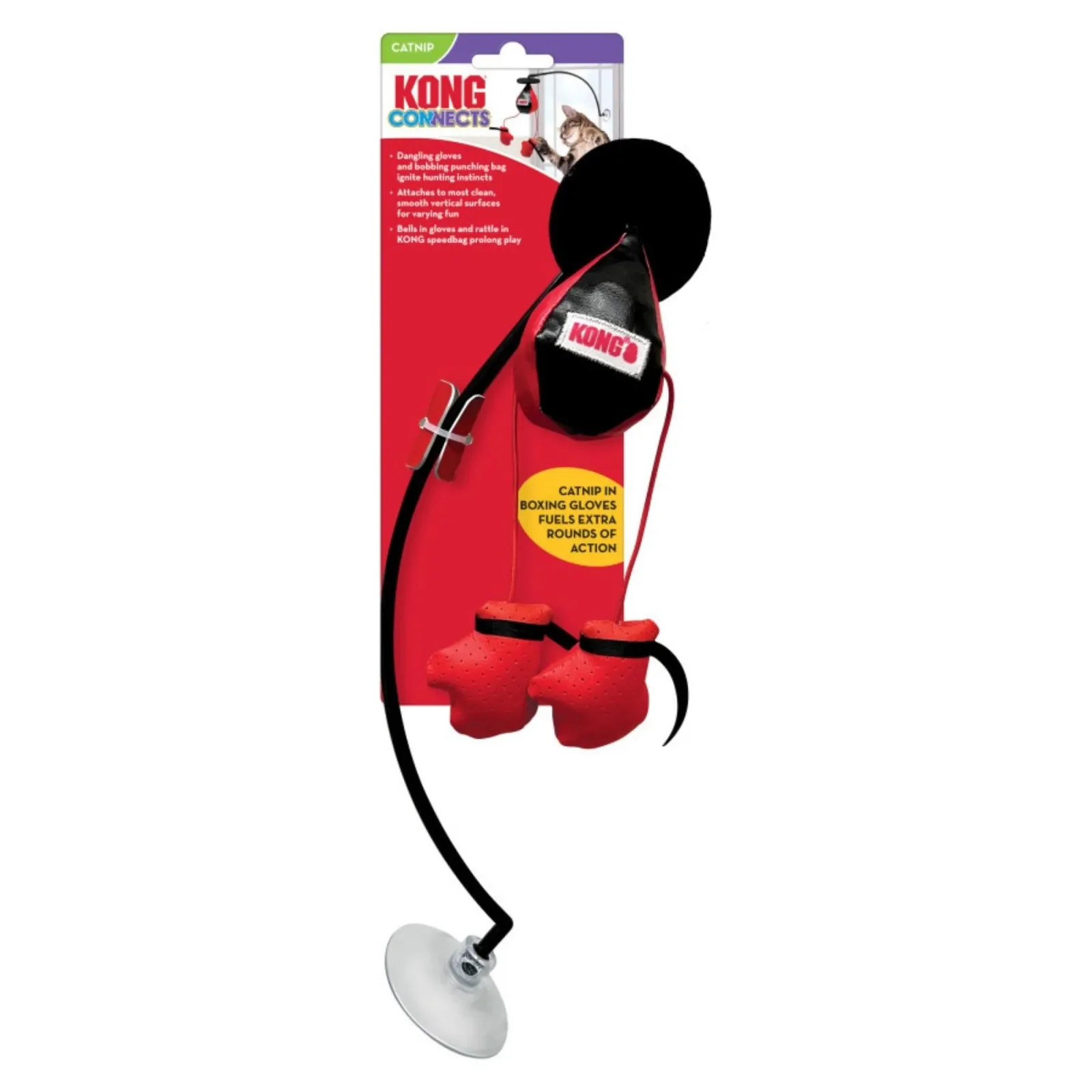 KONG Connects Window Boxing Cat Toy