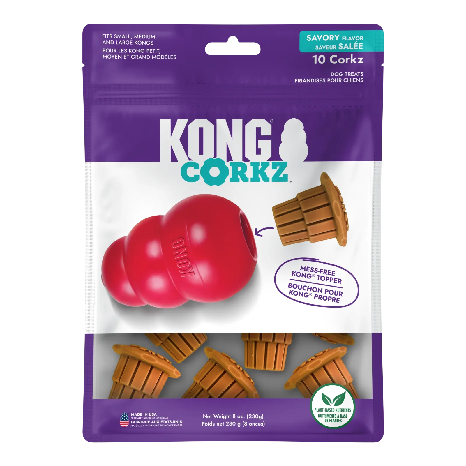 KONG Corkz Dog Treats 8 oz