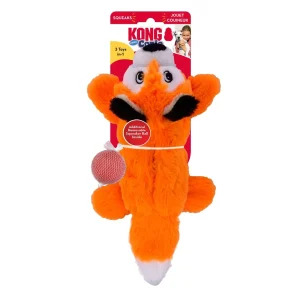 KONG Cozie Pocketz Dog Toy Fox Small