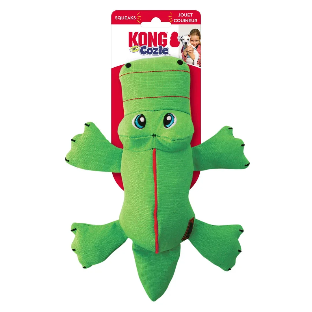 KONG Cozie Ultra Ana Alligator Dog Toy, Medium