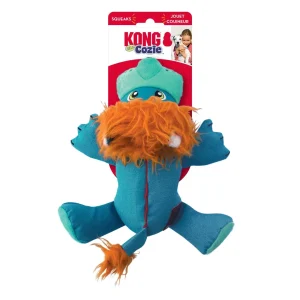 KONG Cozie Ultra Lucky Lion Dog Toy, Tan, Medium