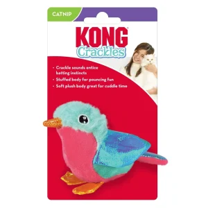 KONG Crackles Tweetz Bird Catnip Cat Toy Multi-Color