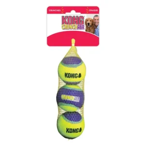 KONG Crunch Air Balls Dog Toy Purple Medium, 2-Count