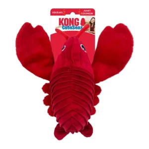 KONG CuteSeas Rufflez Lobster Dog Toy, Small/Medium