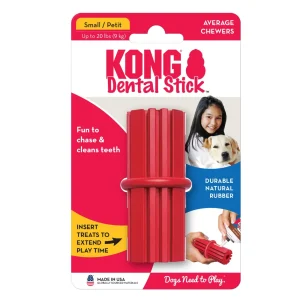 KONG Dental Stick Chew Dog Toy, Small