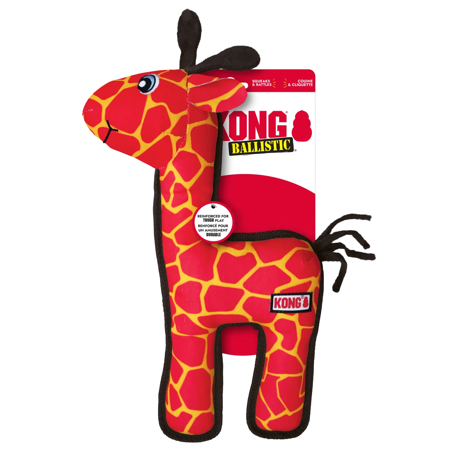 KONG Dog Ballistic Giraffe Md/Lg