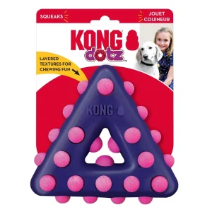 KONG Dotz Triangle Chew & Fetch Dog Toy, Large