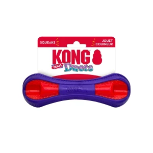 KONG Duets Duos Dog Toy - Bone, Medium
