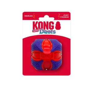 KONG Duets Duos Interactive Fetch Dog Toy Ball, Medium