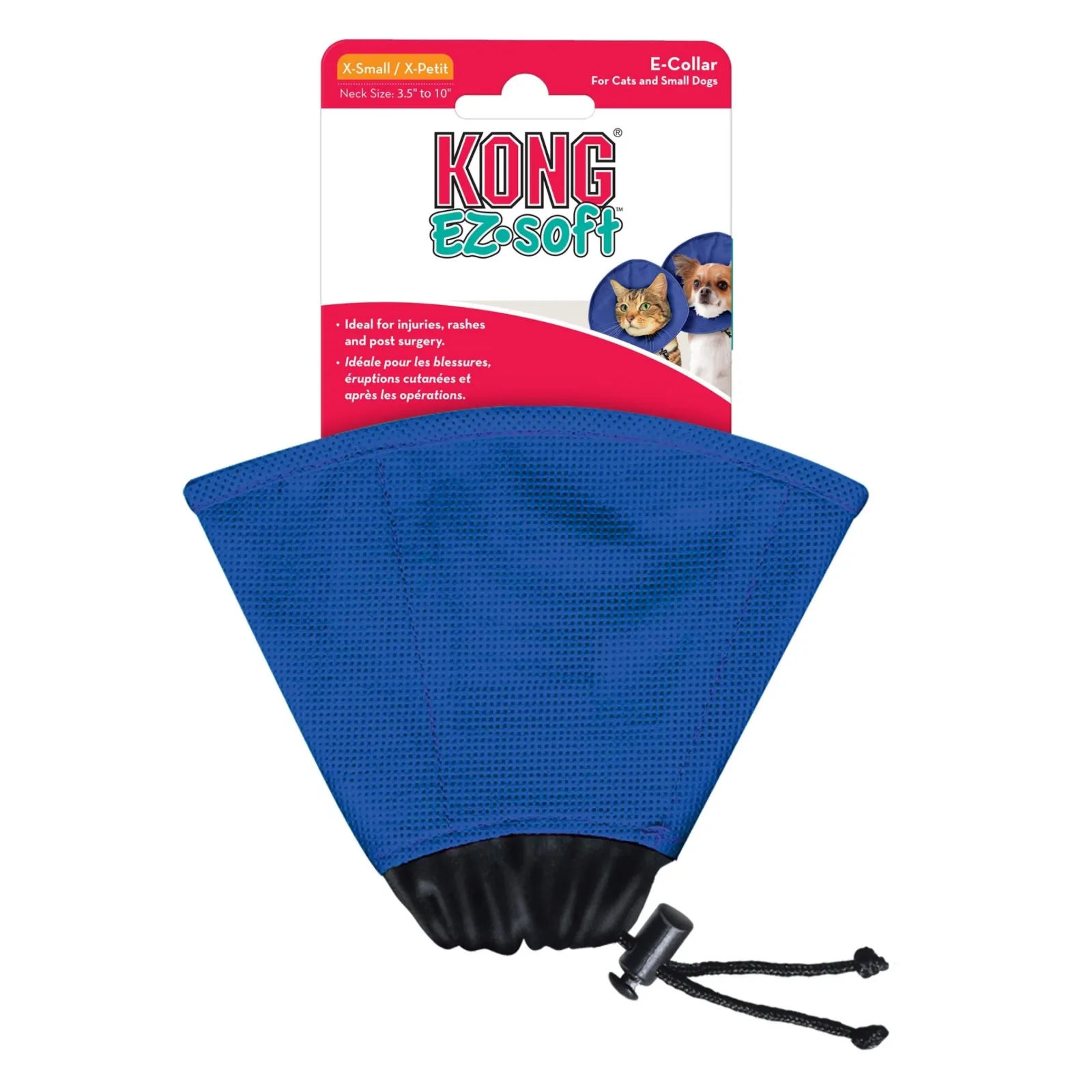 KONG E-Dog Collar for Cats and Small Dogs Blue X-Small