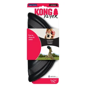 KONG Extreme Flyer Dog Toy, Black Large