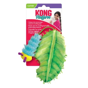 KONG Flingaroo CATerpillar Catnip Cat Toy Multi-Color