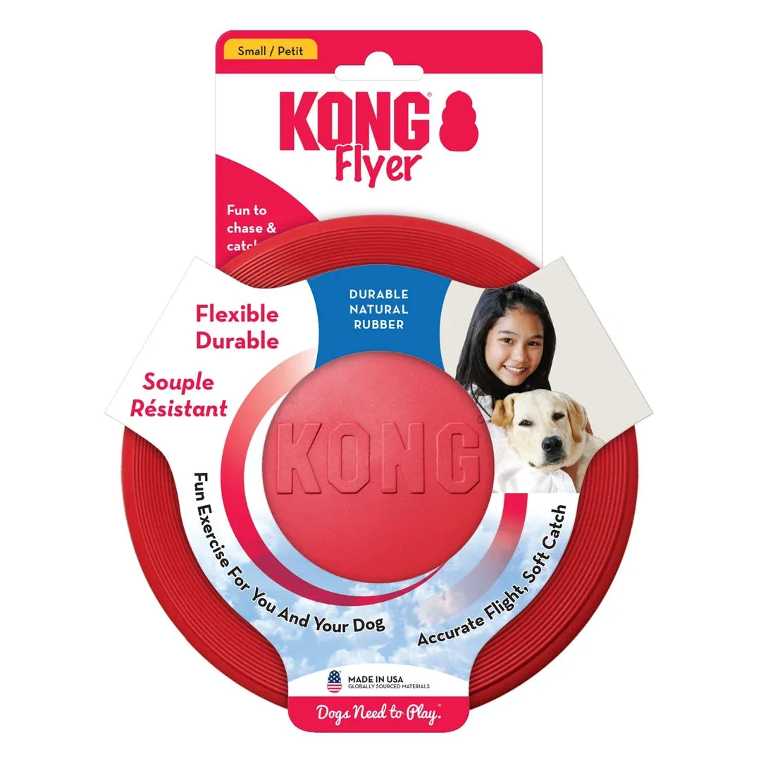 KONG Flyer Dog Toy, Red Small - Image 2