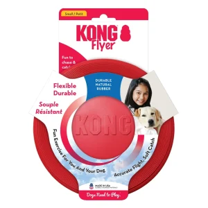 KONG Flyer Dog Toy, Red Small